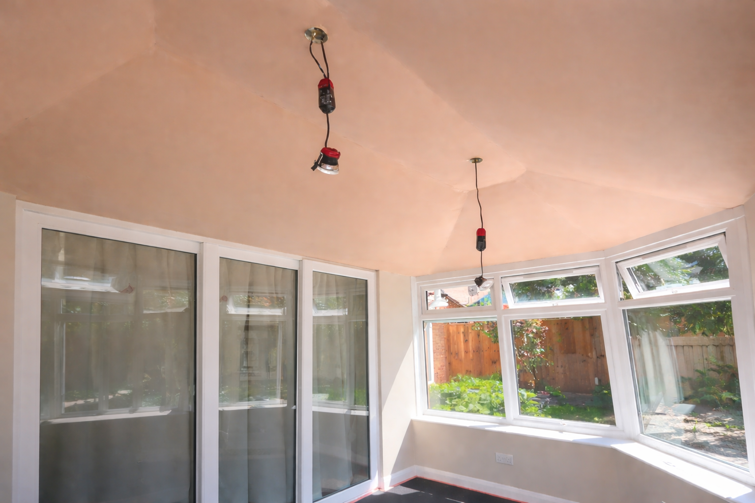 Ceiling plastering project in Chichester