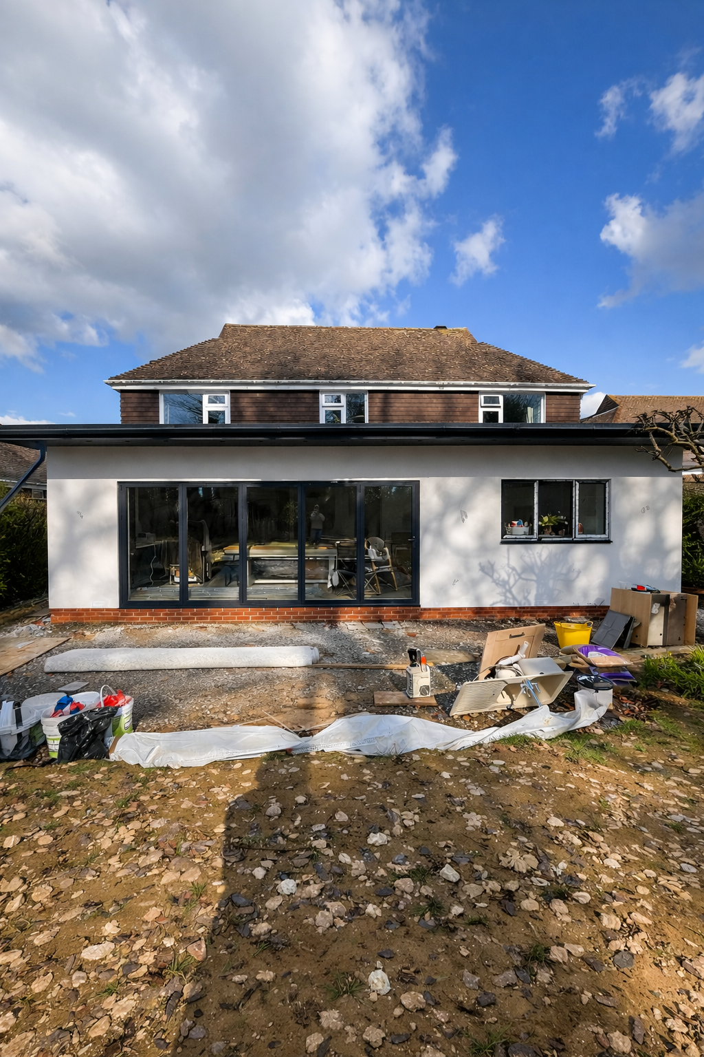 Exterior render in Bognor Regis