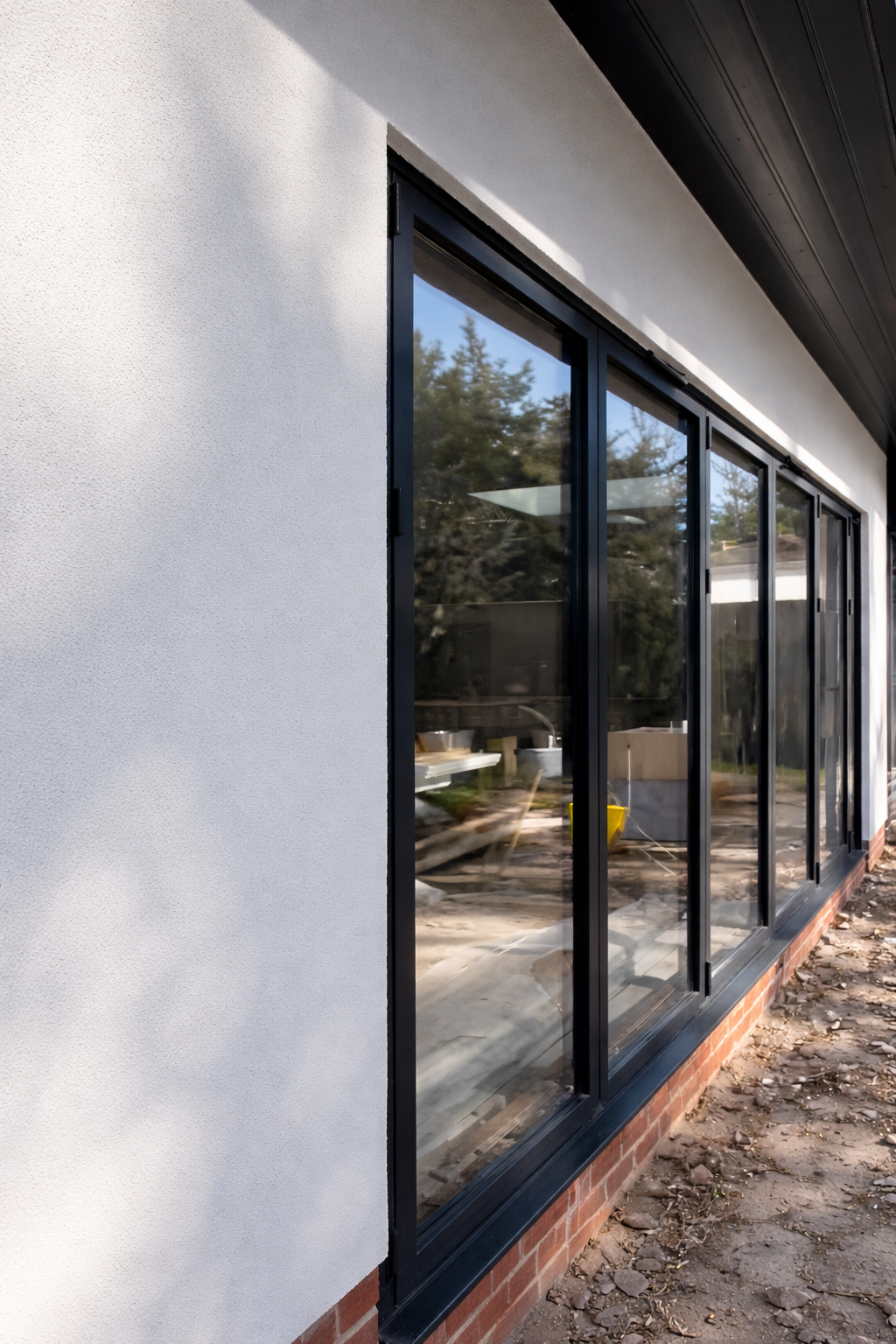 External Silicone render completed by local plasterer in west Sussex